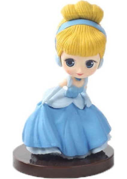 Luxury Q Posket Disney Prenses Yasmin ve Cinderella Aksiyon Figür 8 cm 1 Adet
