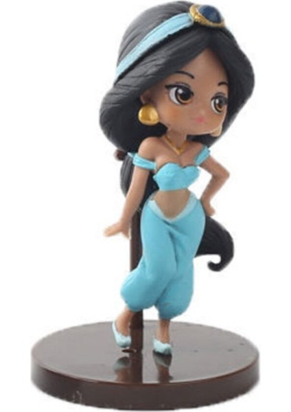 Luxury Q Posket Disney Prenses Yasmin ve Cinderella Aksiyon Figür 8 cm 1 Adet