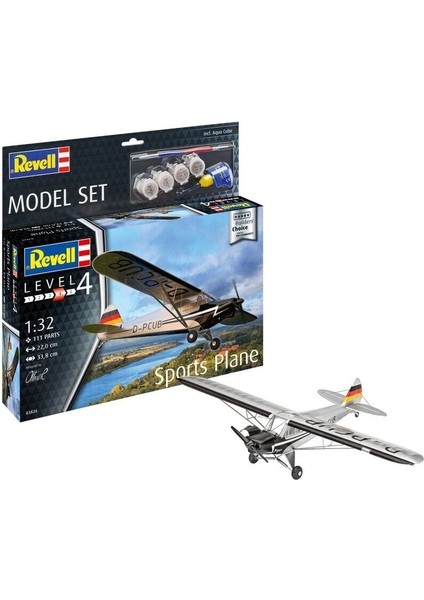 Luxury Oyuncak Revell Model Set Sports Plane Model Uçak VBU63835 1 Adet