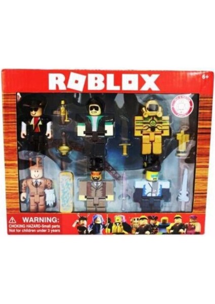 Luxury Roblox 6lı Figür Seti Oyuncak Aksiyon Figürleri 13 Parça Roblox 1 Adet