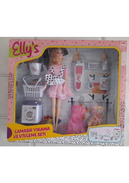 Luxury Ellys Çamaşır Yıkama ve Ütüleme Seti 1 Adet