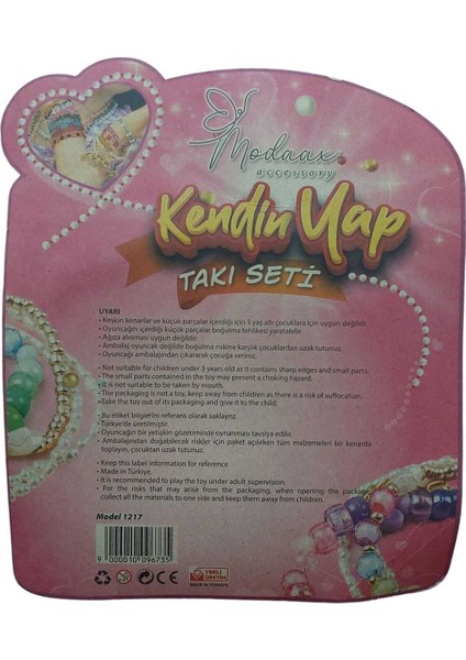 Luxury Kendin Yap Takı Sett 1 Adet