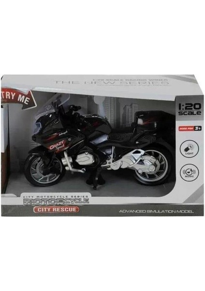 Luxury Oyuncak Sesli - Işıklı Sürtmeli Motosiklet C5809-8080A-5 1 Adet