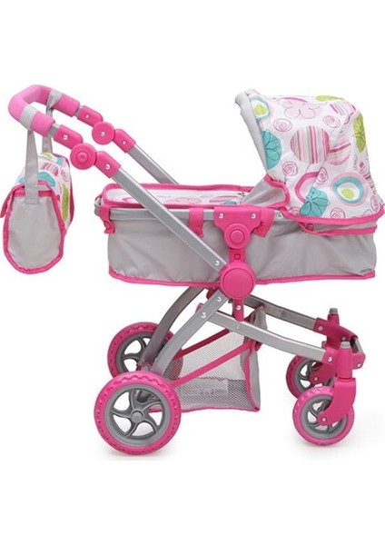 Luxury Oyuncak Bebek Arabası Pink Rose 1 Adet