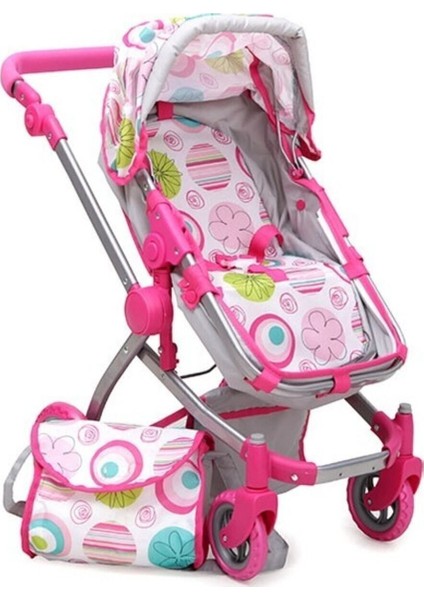 Luxury Oyuncak Bebek Arabası Pink Rose 1 Adet
