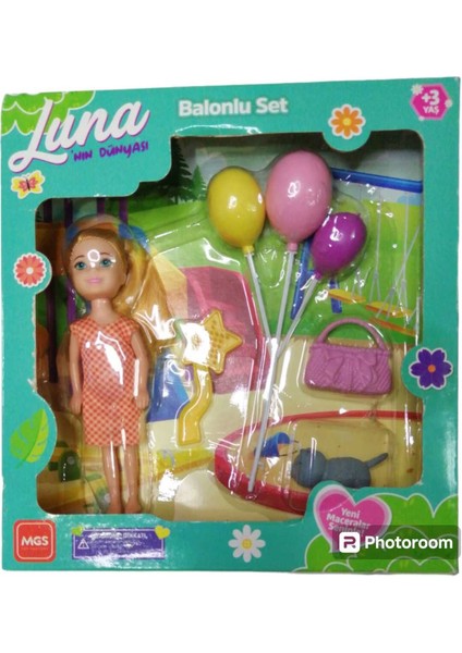 Luxury Luna'nın Dünyası Balonlu Set 1 Adet