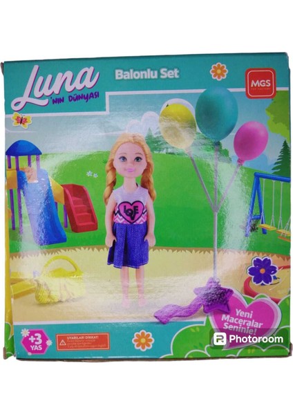 Luxury Luna'nın Dünyası Balonlu Set 1 Adet