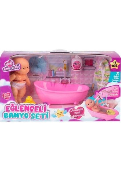 Luxury Banyo Yapan Et Bebek Gerçek Su Devir Daimli Küvetli Bebek Fıskiyeli 1 Adet