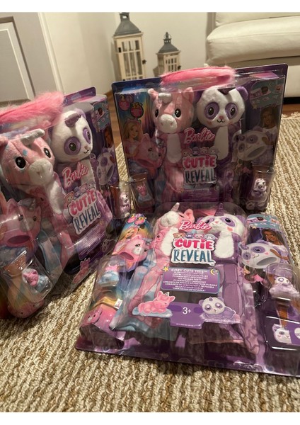 Luxury Pijama Partisi Hediye Seti Barbie Cutie Ikili Evcilik Set 1 Adet
