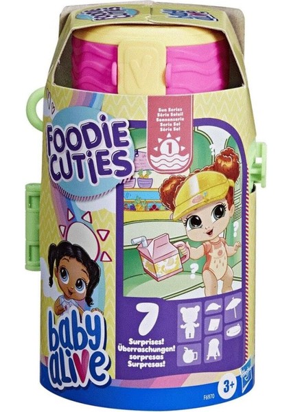 Luxury F6970 Baby Alive, Foodie Cuties Sürpriz Matara +3 Yaş 1 Adet