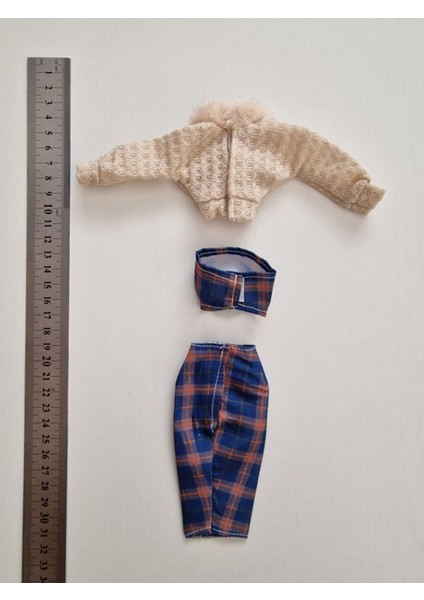 Luxury Barbii Oyuncak Bebek Için 3 Lü Kıyafet Takımı 1 Adet