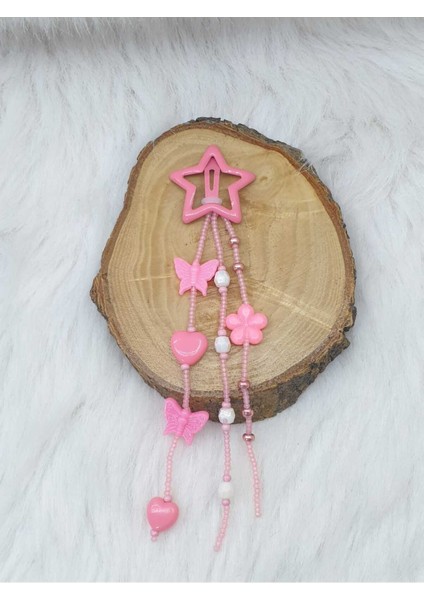 Luxury 2li Toka Seti-Çocuk Hediyesi-Süslü Toka-Saç Boncoğu-Saç Küpesi-Handmade 1 Adet modelleri
