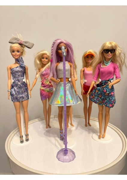 Luxury Barbie Standı 5 Adet Oyuncak Bebek Tutucu Bebek Standı 1 Adet fiyatları