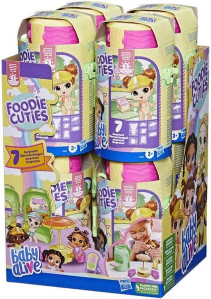 Luxury F6970 Baby Alive, Foodie Cuties Sürpriz Matara +3 Yaş 1 Adet