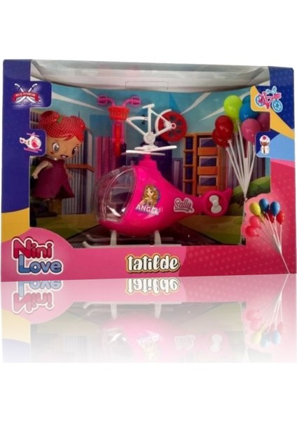 Luxury Nini Love Tatilde 4 Parça Oyuncak Bebek ve Aksesuarları 1 Adet