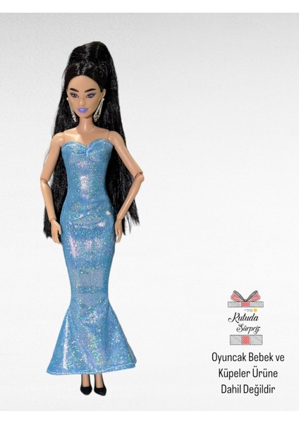 Luxury Oyuncak Bebek Kıyafeti - Balık Elbise Modeli 1 Adet