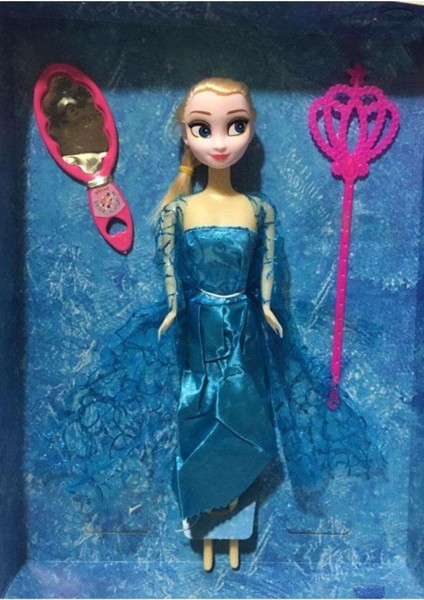 Luxury Karlar Ülkesi Frozen Karlar Kralçesi 1 Adet Elsa Doll Bebek 1 Adet