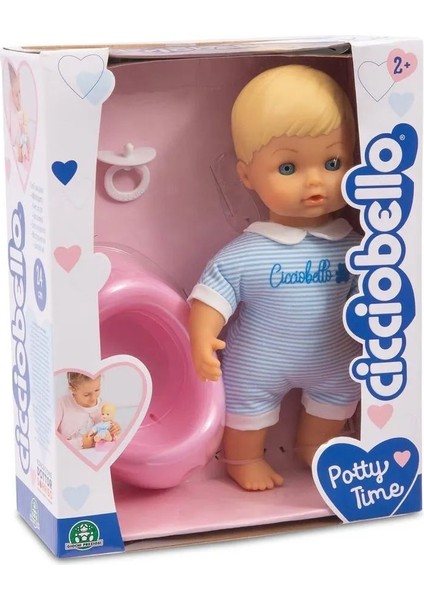 Luxury Cicciobello CCBA7000 Yumuş Bebek ve Tuvalet Oyun Seti 24 cm 2+ 1 Adet
