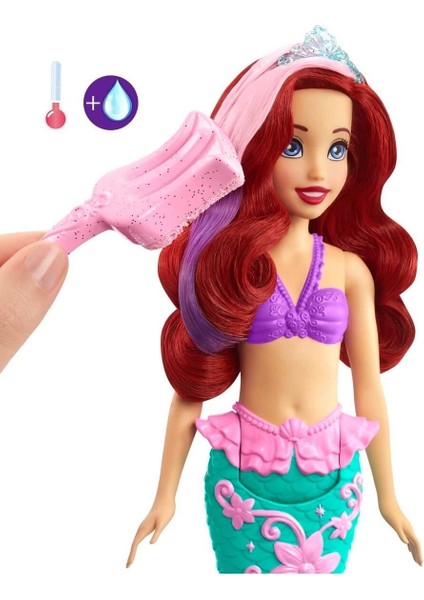 Luxury Disney Prenses Muhteşem Renk Değiştiren Saçlı Deniz Kızı Ariel 1 Adet