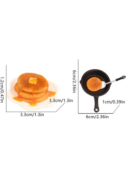 Luxury Minyatür Oyuncak Pankek ve Tava Seti 1 Adet