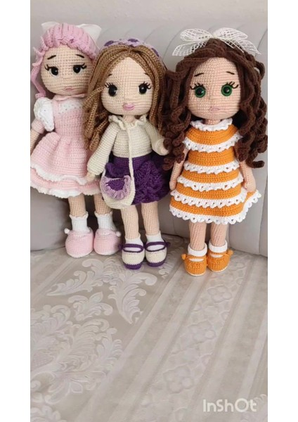 Luxury Amigurumi Gül Bebek 1 Adet fiyatları