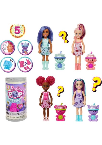 Luxury Ezg Pop Reveal Bubble Tea Serisi Chelsea Bebekleri Sürpriz Paket HRK63 Ezsnshop 1065757 1 Adet modelleri