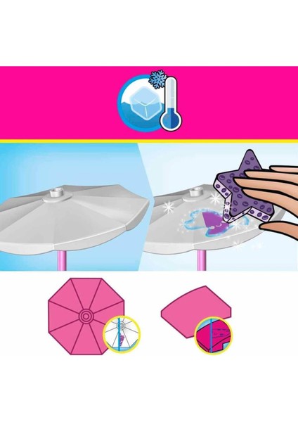 Luxury Mega Barbie Color Reveal Havalı Yolculuk Sürpriz Paket HKF90 1 Adet fırsatları