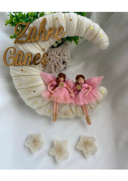 Luxury Keçe Kapı Süsü, Bebek Kapı Süsü, Peri Bebek 1 Adet