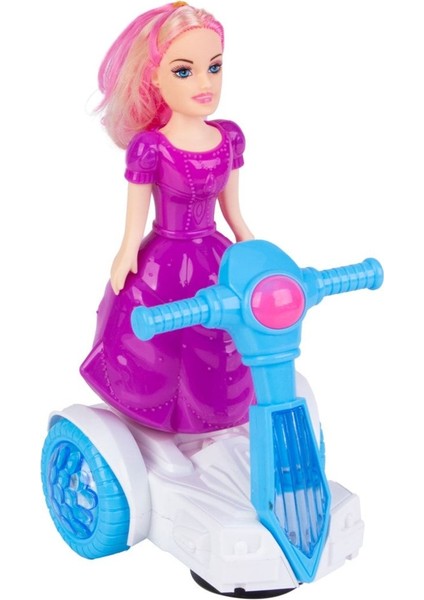 Luxury Scooterlı Prenses Bebek Pilli Işıklı 8899-91 0137 1 Adet