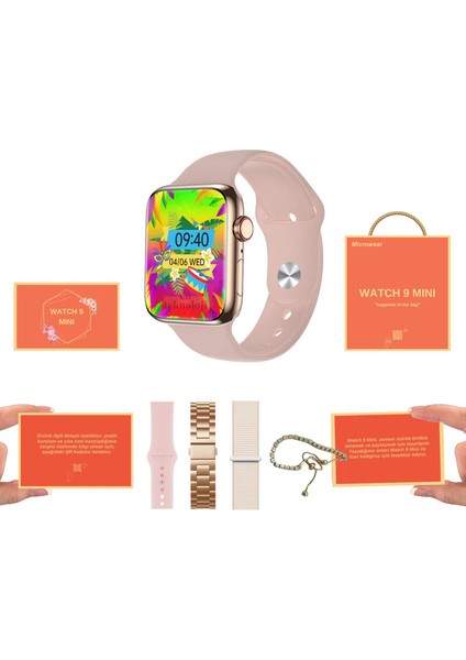 Mısawa Watch 9 Mını Set Kordon ve Bileklik Hediyeli