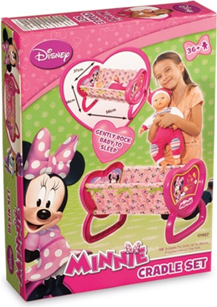 Luxury Minnie Mouse Oyuncak Beşik Seti 1 Adet