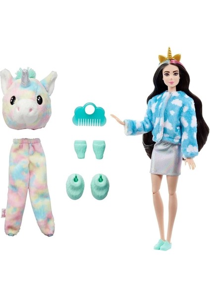 Luxury Cutie Reveal Bebekler 2. Seri Gökkuşağı Unicorn Peluş Kostüm, Mini Evcil Hayvan ve Renk Değiş 1 Adet fiyatları