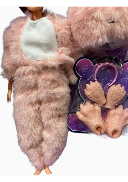 Luxury Hayvan Kostümlü Renkli Giydirilebilir Aksesuarlı 30 cm Bebek 1 Adet fırsatları