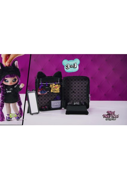 Luxury Surprise 3in1 Backpack Bedroom Na! Na! Na! Unicorn Doll Playset Britney Sparkles 1 Adet fiyatları