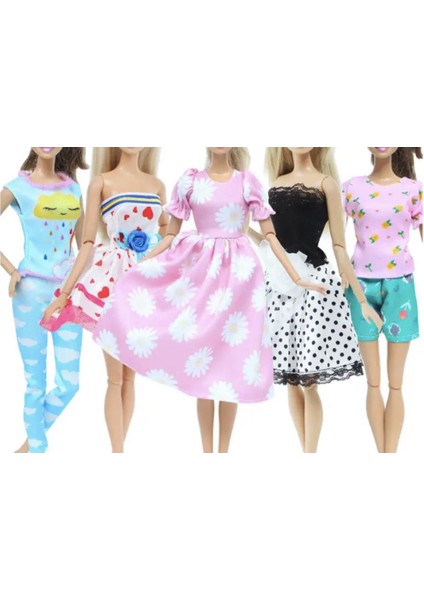 Luxury Oyuncak Bebek 5’li Kıyafet Seti -Sweet Summer 1 Adet