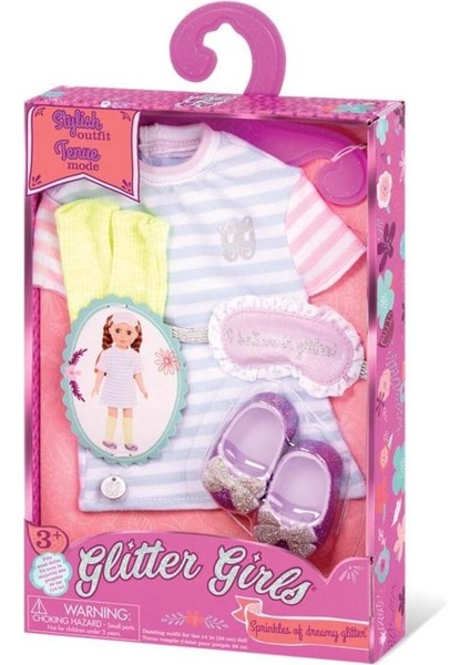 Luxury Girls Kıyafet Seti - Pajama & Mask 1 Adet modelleri
