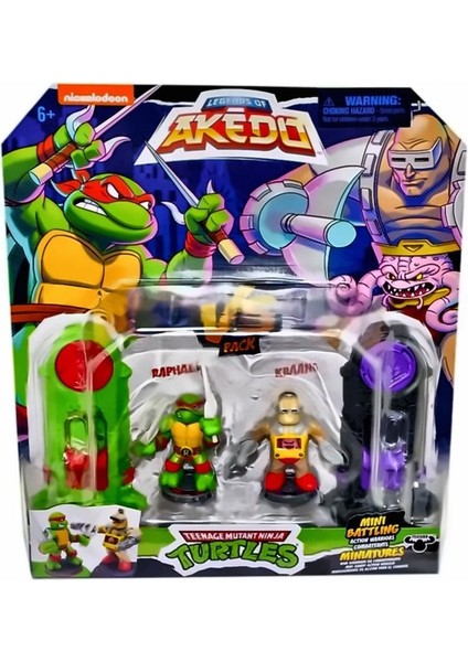 Luxury AKT00200 Akedo Raphael ve Krang 2li Tmnt - 15245 Kız Çocuk Eğitici Oyuncak Erkek Çocuk Oyuncaklar 1 Adet