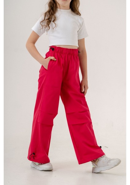 Kız Çocuk Beli Lastikli Keten Pantolon 2550