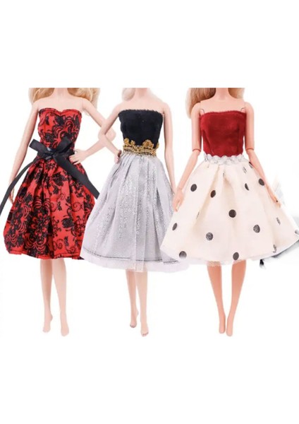 Luxury Oyuncak Bebek 3’lü Elbise Seti - Christmas Party 1 Adet