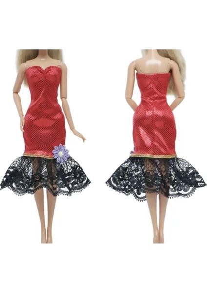 Luxury Oyuncak Bebek Elbise - Lady In Red 1 Adet