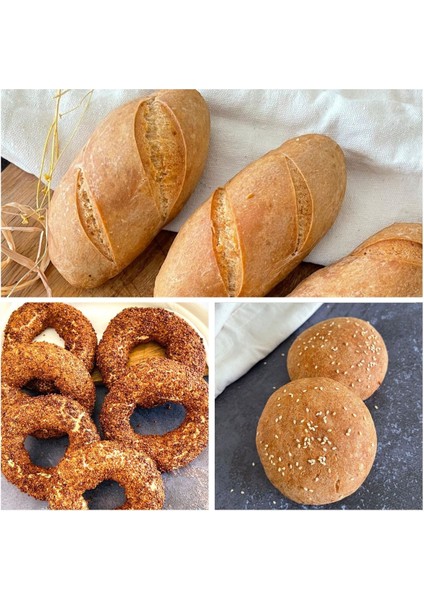 Glutensiz Vegan Paket (4 Simit/4 Burger /4 Baget)(Glutensiz/laktozsuz/vegan)