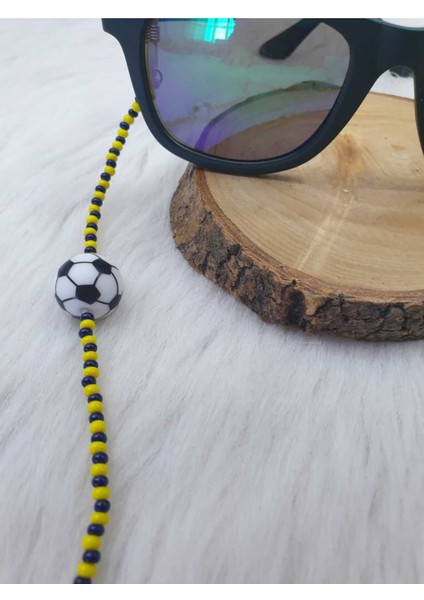 Luxury Zincir-Gözlük Zinciri-Futbol Temalı Erkek Çocuk Gözlük Zinciri-Çocuk Hediyesi-23 Nisan Hediyelik 1 Adet modelleri