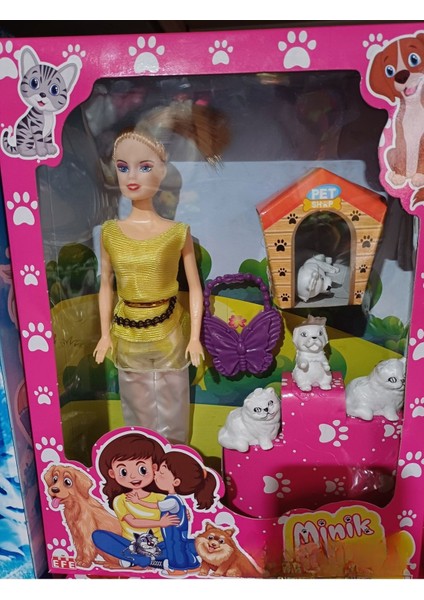 Luxury Model Bebek ve Köpek Arkadaşları Oyuncak 1 Adet