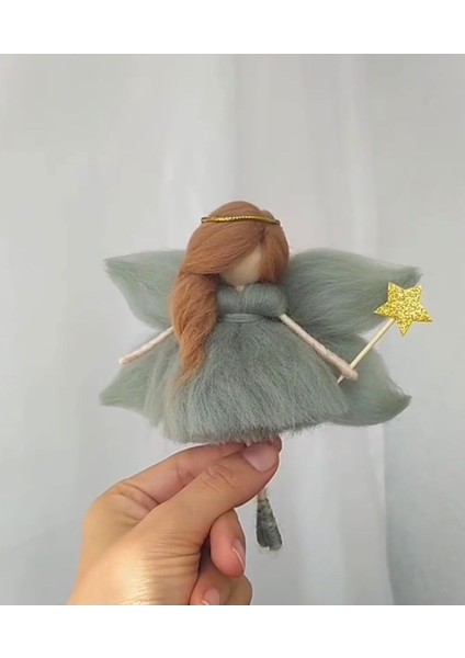 Luxury Keçe Peri Bebek, Keçe Melek Bebek, Keçe Bebek 1 Adet