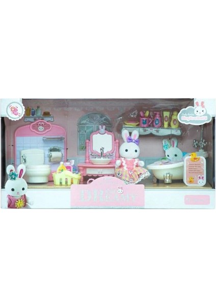 Luxury Bay Dreamy Mini Tavşan Büyük Banyo Oyun Seti 1 Adet