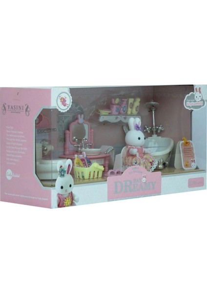 Luxury Bay Dreamy Mini Tavşan Büyük Banyo Oyun Seti 1 Adet modelleri