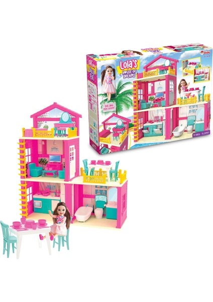 Luxury Lola'nın Düşler Evi - Ev Oyuncak - Lola'nın Düşler Ev Seti - Barbie Ev Seti 1 Adet