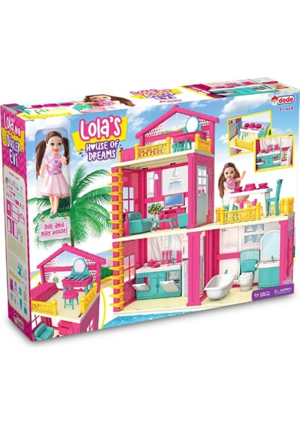 Luxury Lola'nın Düşler Evi - Ev Oyuncak - Lola'nın Düşler Ev Seti - Barbie Ev Seti 1 Adet fiyatları