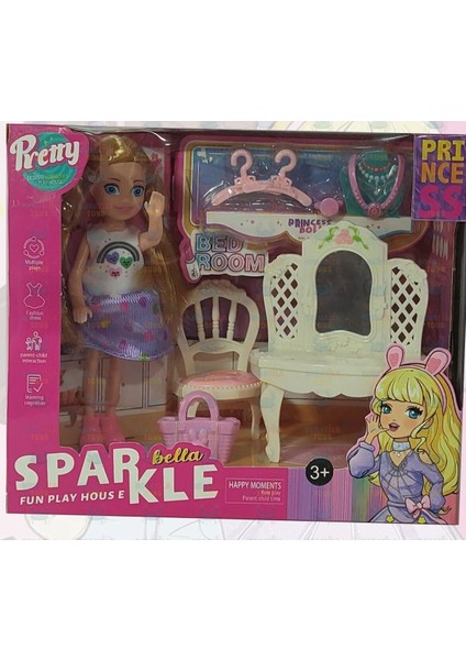 Luxury Sparkle Bella Princess Eğlenceli Makyaj Masalı Oyun Seti 1 Adet fiyatları