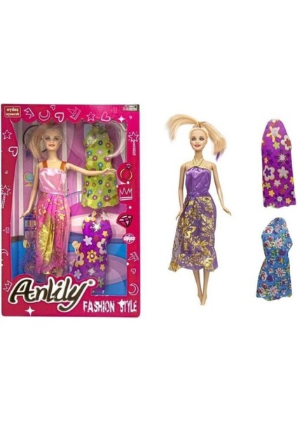 Luxury Anlily Yedek Elbiseli Bebek Seti - 02252 (Lisinya) 1 Adet